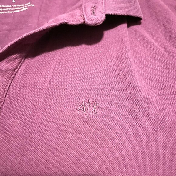 Armani Exchange Polo Shirt Short Sleeve Size L - Picture 4 of 16